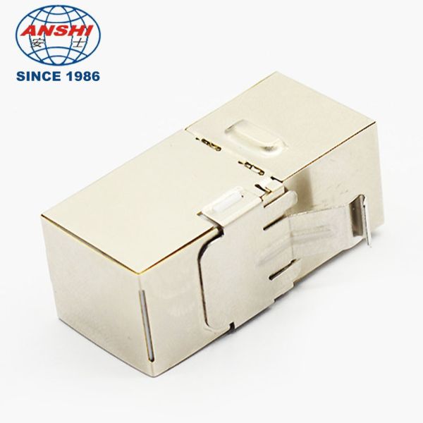 CAT5E CAT6 STP Keystone Jack Right Angle Cat6 Shielded Inline Modular