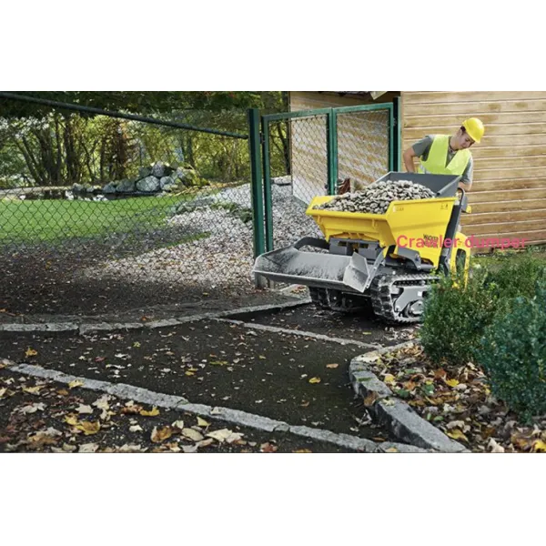 1ton Payloads Light Duty Mini Crawler Dumper For Mining Transportation