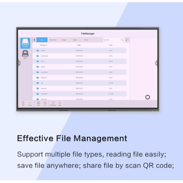 32GB HDMI Conference Interactive Flat Panel Multimedia Whiteboard All In One