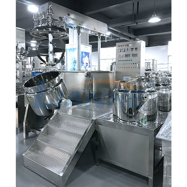 China CE Vacuum 300L High Shear Emulsifier Mixer Homogenizer Hydraulic Lifting wholesale