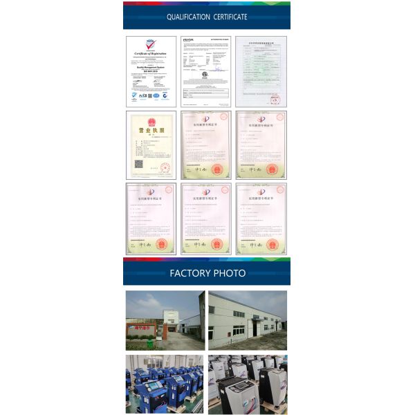 R134a AC Gas Machine Service Station Automotive Air Conditioning Machine AC1800-F