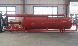 China Red Color 5 Inch Inlet Well Drilling Mud Gas Separator wholesale
