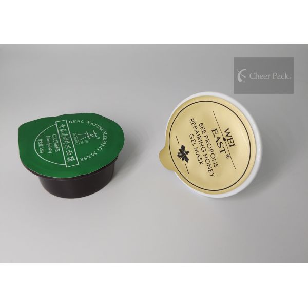 Capacity 20ml Plastic Capsule Recipe Pack 22mm Dia For Facial Mask