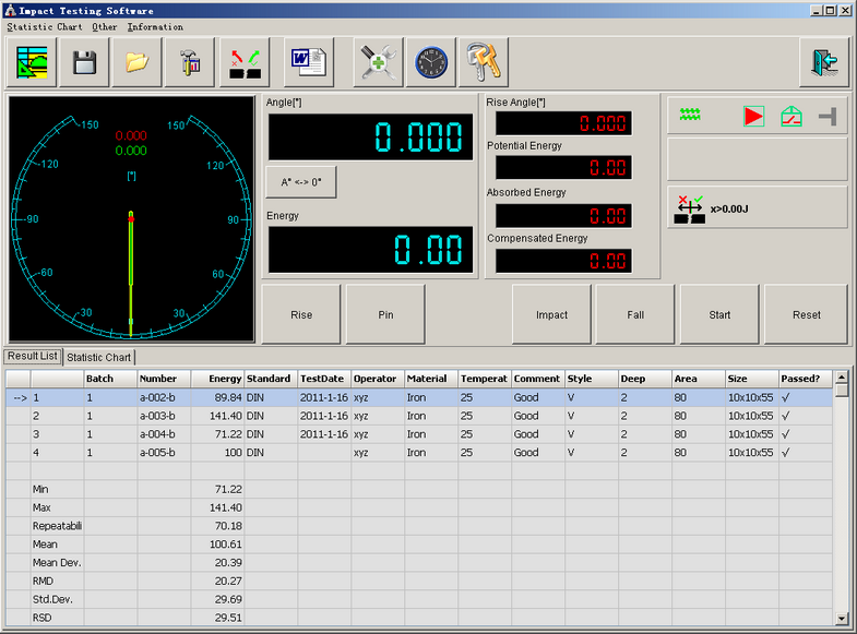 300J Computer Controlled Testing Machine Semi Automatic Charpy Impact Testing Machine