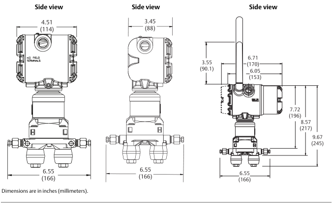 Integral Orifice Rosemount 3051S Coplanar Pressure Transmitter Basic Diagnostics