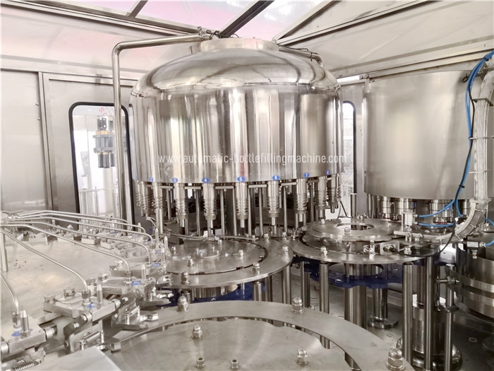 SUS304 1000BPH Mineral Water Bottle Packing Machine 24 Heads