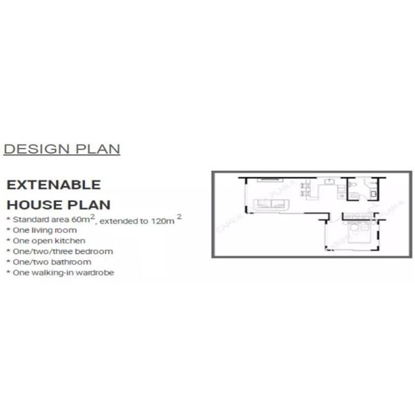 Durable Tiny Modular Cabins Prefab Light Steel Framing Holiday Living