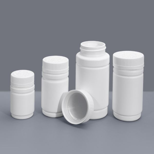 Thicken 60ml-225ml White Hdpe Plastic Pill Bottles with Screw Cap and Tamper Lid