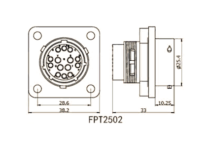 CE AC1500V HVIL Aviation Cable Connectors For Residential Electrical Equipment