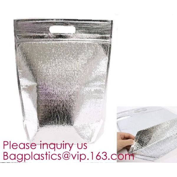 Foldable Lunch Insulated Cooler Bag Heated Food Delivery Bag Thermal Pizza Delivery Cooler Bag