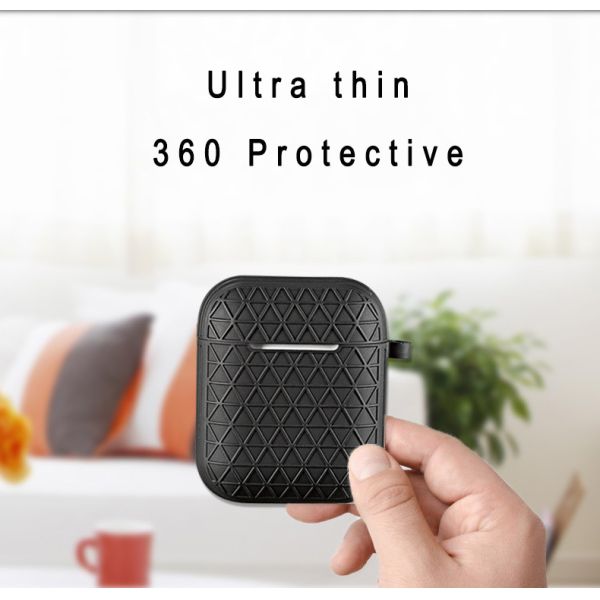 Soft TPU Skin Airpod Case Cover Portable Protective Shockproof Premium Accessories for 2019 Apple AirPod Charging case 2