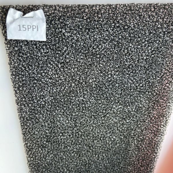 Polyurethane Dust Filter Black Flame Retardant Filter Mesh Sponge