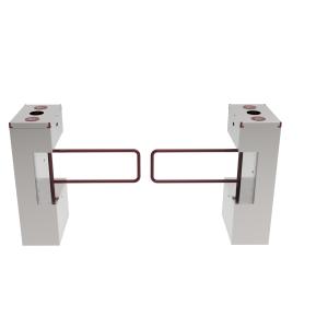 China Swing Flap Gate Barrier Acess Control System 24V Automatic Turnstiles wholesale