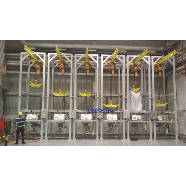 Bulk Bag Dumping Station Food Bulk Bag Lifter Unloader Machine