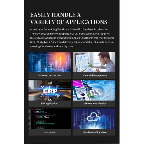 Original Rack Server Intel Processor Gold 6134 R940 Server