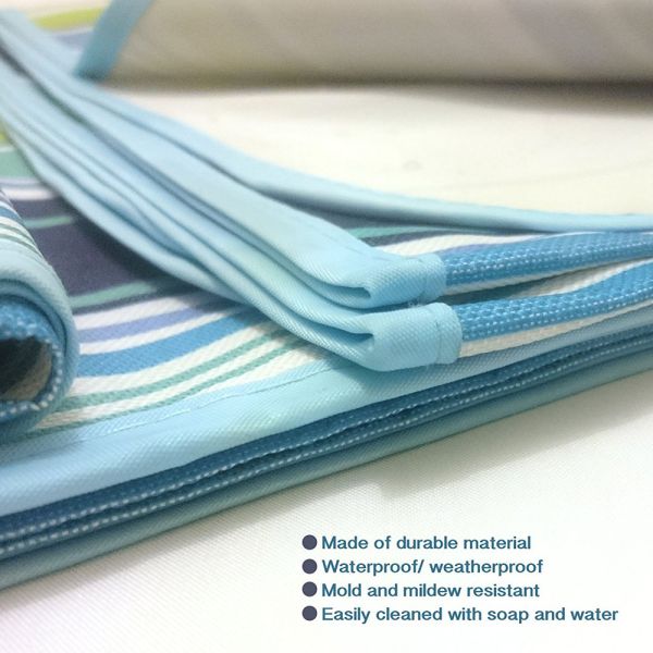 Waterproof Folding sandless beach blanket Mat 2m x 1.5m