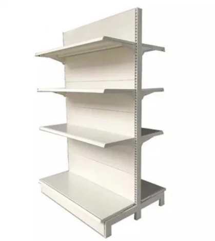 Supermarket gondola shelving double sided market shelf for display rack