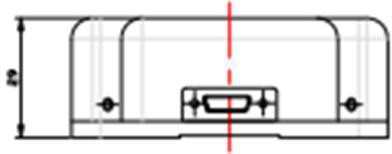 RS485 / RS232 Output Inclinometer Sensor Inertial Measurement Unit with input current ≤ 100 mA