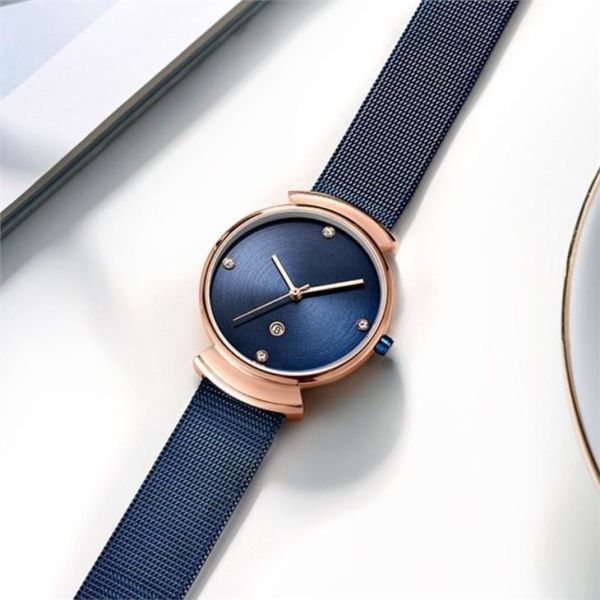 Diamond Metal Strap Women'S Watches Women'S Stainless Steel Rectangular Watches