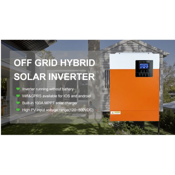 MPPT Solar Controller 3.5 KW Off Grid Solar System 24V 100A Solar Inverter With Charger