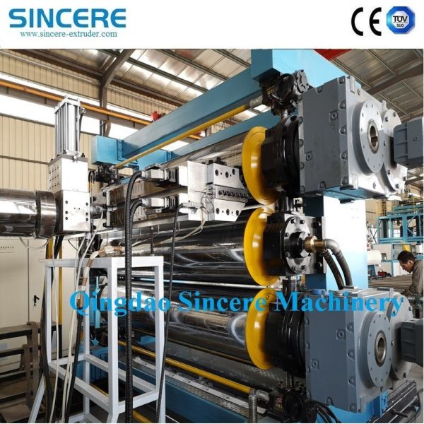 Multilayer PS ABS PVC Hips Sheet Extruder Machine Line