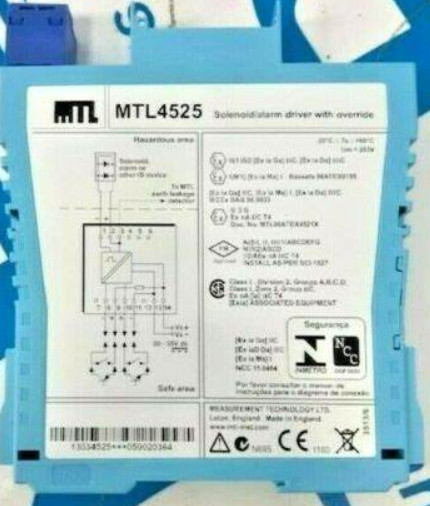 China MTL4525 MTL Instruments Solenoid Alarm Driver MTL4500 MTL5500 Series wholesale