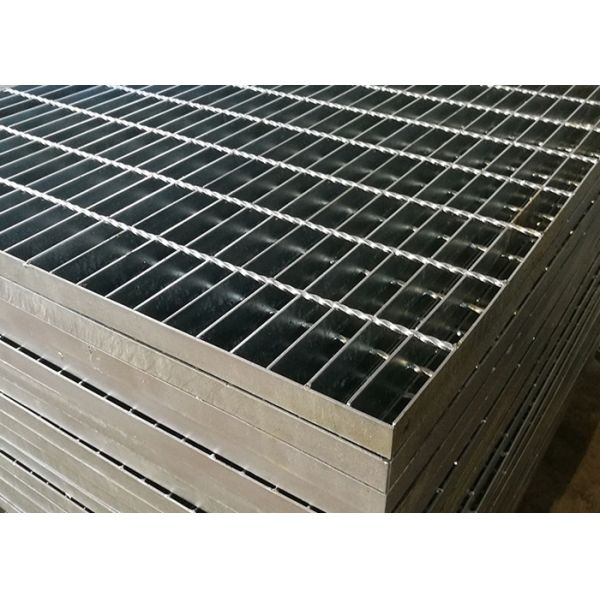 2 Meters Width Lightweight Walkway Grating Powder Coating Pressure Welding