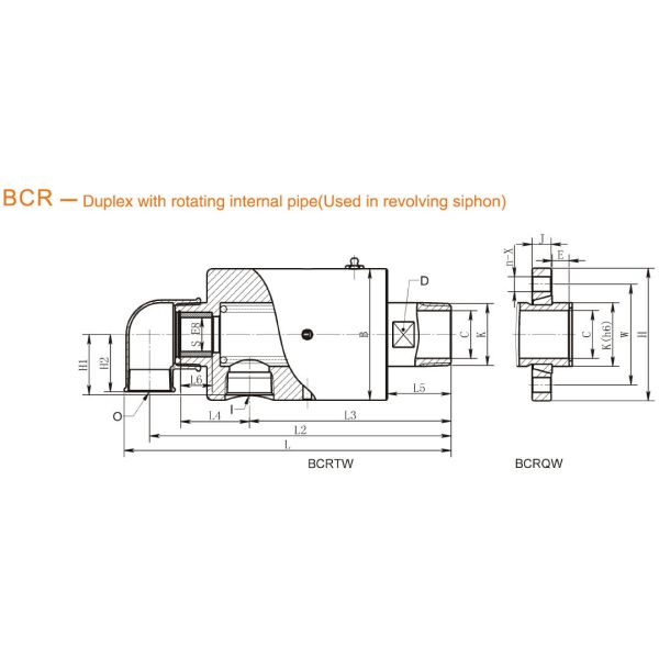 Round Pneumatic Rotary Union , Durable Swivel Ball Joint With Threaded Connection