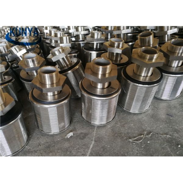 Liquid Wedge Wire Screen Filter Mining Monel Cylinder For Water Treatment