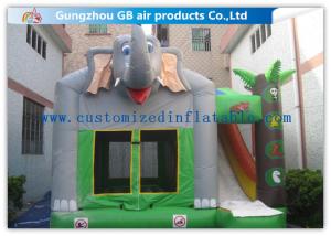 China Commercial Inflatable Combo With Slide Inflatable Elephant Bouncer With Slide wholesale