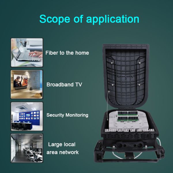 FTTH 16 Cores Splicing Pipeline Optical Distribution Box