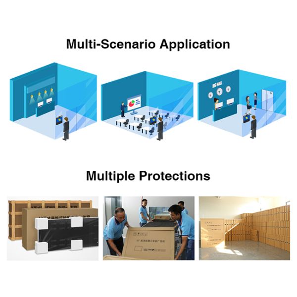 D1 Series Face Recognition Access Control Support Multiple People Recognition