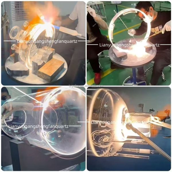 Corrosion Resistant Quartz Glass Ring Hardness Morse 6.5 For CVD Machine