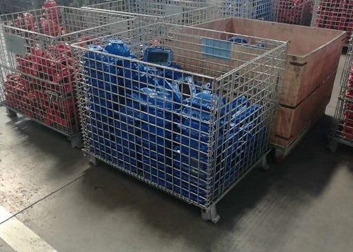 1200X1000X890MM Foldable Q195 Wire Mesh Storage Containers For Warehouse