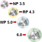 Nobel Active Impression Coping Closed Tray Conical Connection RP Ø 6 x 9mm
