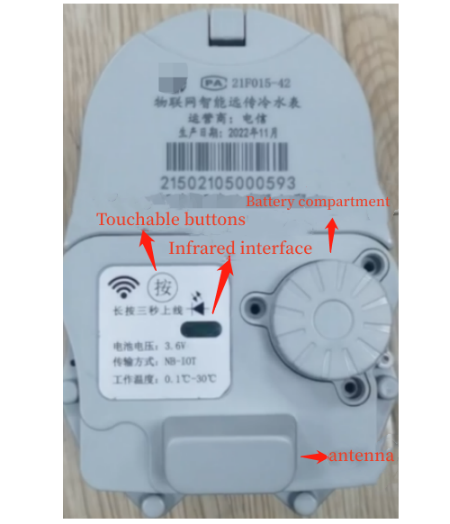 Digital IOT Smart Water Meter Reading LoRaWAN Enabled For Home Automation