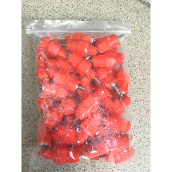 Stainless Steel Ball 360 Degree Horizontal Chicken Nipple Birds 9mm