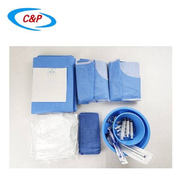 Efficiency Sterile Angiography Drape Kit For Surgical Supplies