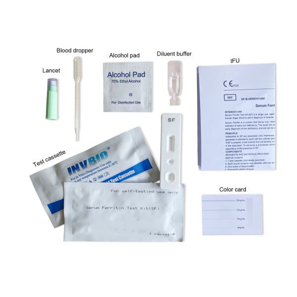 Ferritin Quantitative Rapid Self Test High Accuracy 1 Test/Box