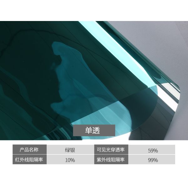 Customized Length Self-Adhesive PET Tint Film for Car Window Privacy Protection and Anti-UV