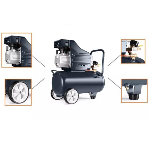 1800w Engine Drive Air Compressor Piston Type 56mm Copper Wire
