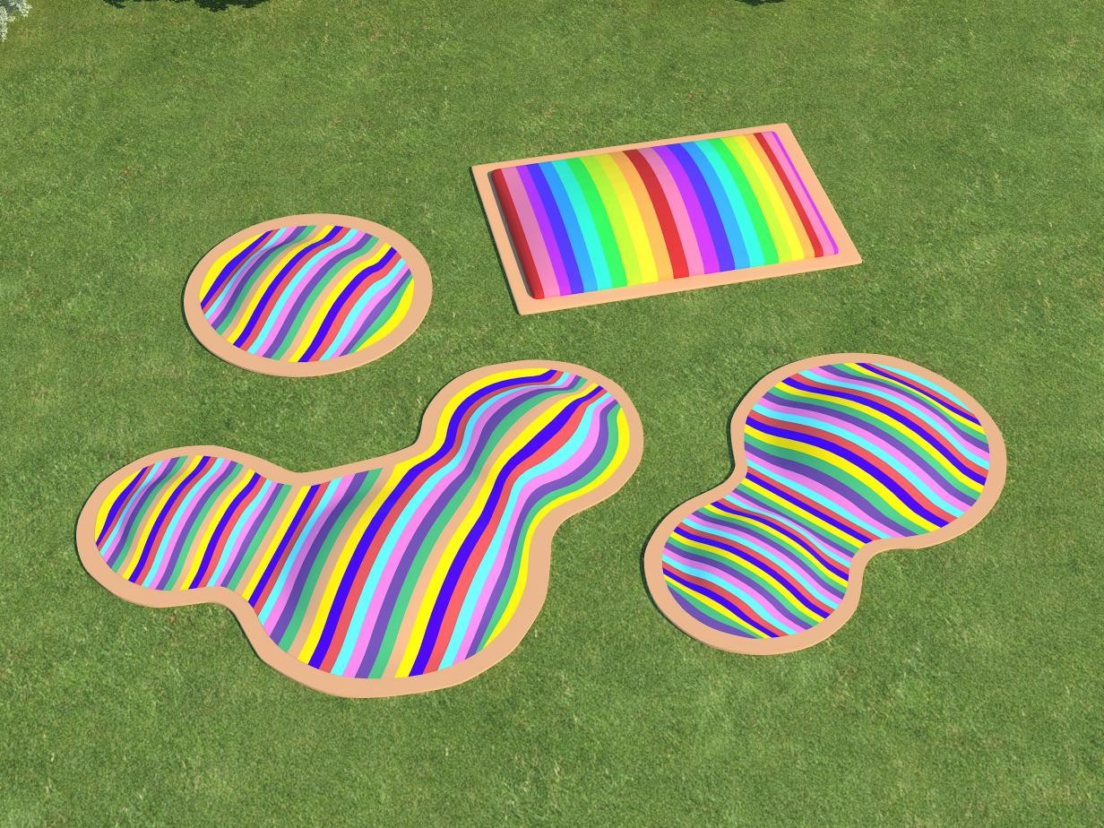 China Outdoor Adventure Park Inflatable Inflatable Trampoline Jumping Cloud wholesale