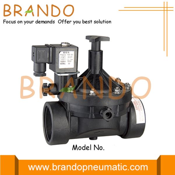 1/2 Inch ABS Plastic Solenoid Valve For Water Air Liquid 12V 24V DC 110V 220V AC