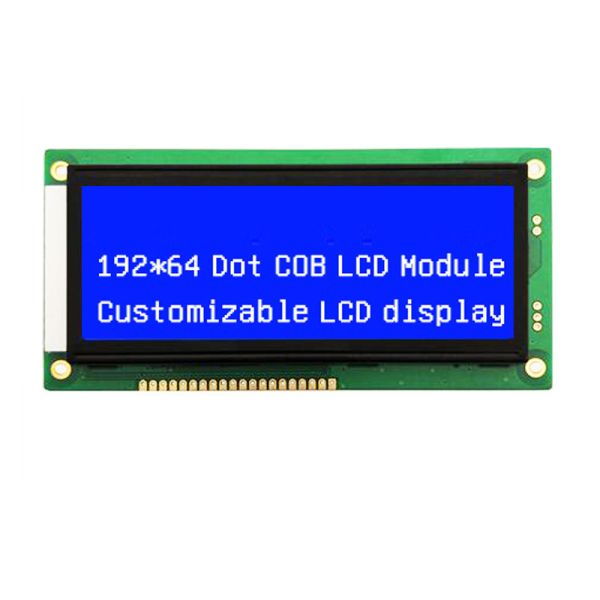4.3 Inch STN Blue Lcd Display Module , 192x64 Dots Driving IC KS0107/KS0108