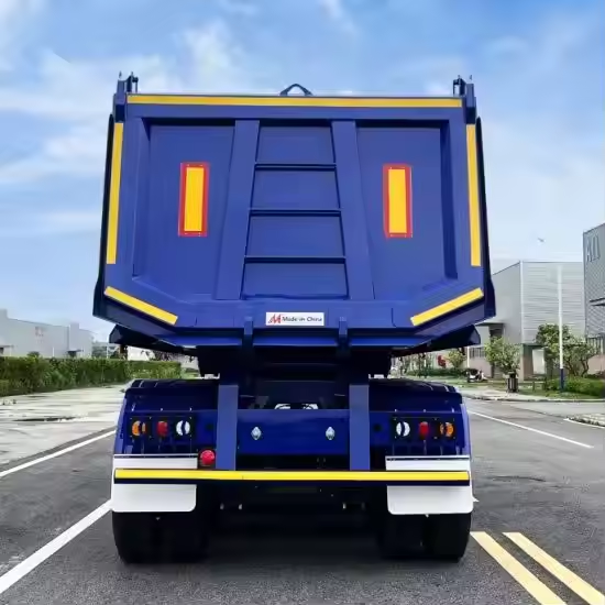 CIMC 4 Axles 22/24/26/28/30ft HYVA Cylinder Offer Swift Unloading End Dump Truck Semi Trailer