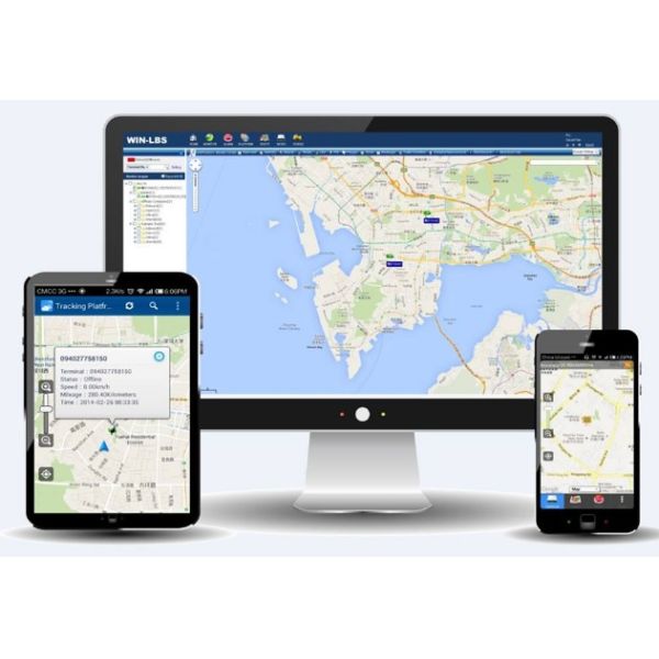 External Antenna 3G GPS Tracker Temperature Sensor And Shut Off Engine