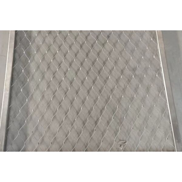 Light Weight 7*7 Steel Cable Mesh 1.5mm Stainless Steel Rope Mesh