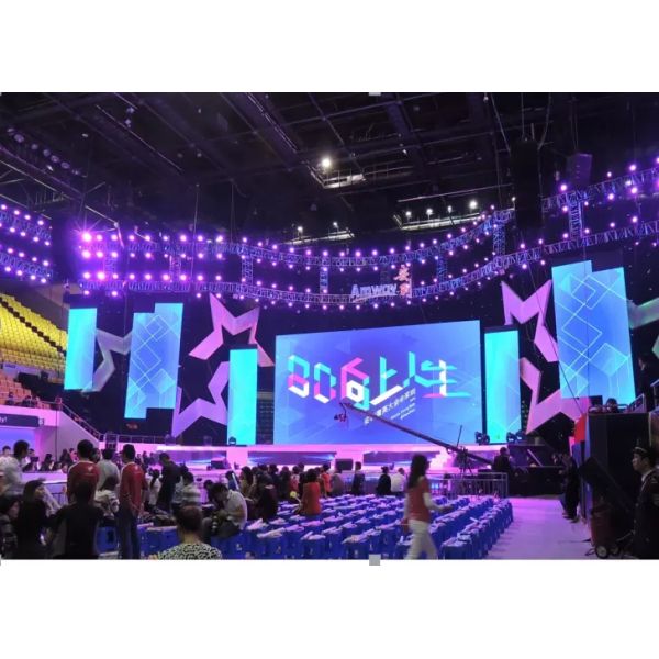 Rental 1000cd/m2 P3.91 Indoor Full Color LED Display 200W