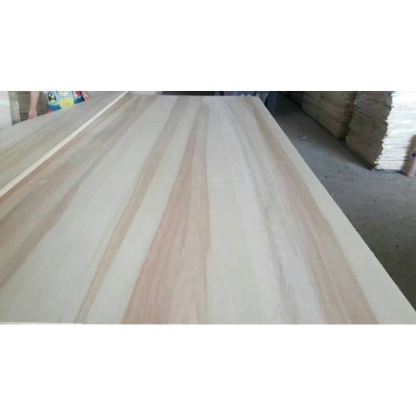 Natural or Bleached Chinese Poplar Finger Joint Board for Furniture Revitalization